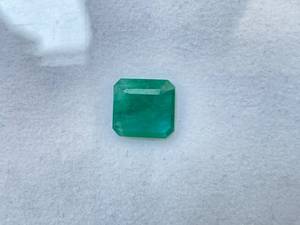Esmeralda Verde Natural, Corte Octogonal Escalonado, Gema Suelta, Piedra de Esmeralda Genuina para Anillo, Colgante, Fabricación de Joyería Fina - Product Image 5