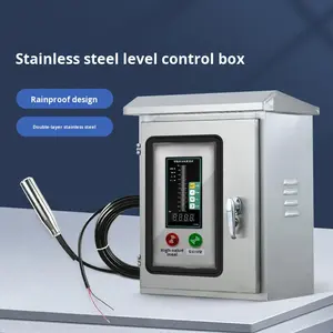 TAIHUA Capteur <span class=keywords><strong>de</strong></span> niveau <span class=keywords><strong>d</strong></span>'<span class=keywords><strong>eau</strong></span> en acier inoxydable étanche à la pluie IP68 Transmetteur submersible Boîte <span class=keywords><strong>de</strong></span> contrôle <span class=keywords><strong>d</strong></span>'alarme <span class=keywords><strong>Installation</strong></span> extérieure - Product Image 5