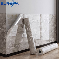Rouleaux de papier peint décoratif en PVC, autocollants muraux décoratifs à coller, panneaux muraux autocollants pour le salon