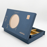 Boîte à gâteaux de lune de luxe personnalisée avec impression UV, conception de gaufrage en feuille d'or pour offrir des cadeaux de qualité supérieure