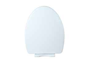 Asiento de Inodoro Clásico Blanco con Superficie Fácil de Limpiar y Tope Antideslizante, Diseñado para Adaptarse Perfectamente a la Mayoría de los Inodoros Estándar - Product Image 3