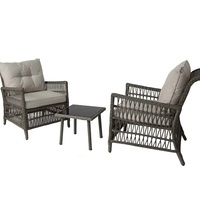 Runde Rattan Mail Verpackung Premium Garden Patio Sofa Sets Luxus Couch Stuhl Tisch
