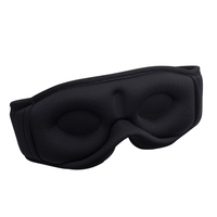 Masque de Sommeil 3D Musical Super Doux avec Casque Audio Stéréo Intégré et Bandeau Réglable en Coton Élastique