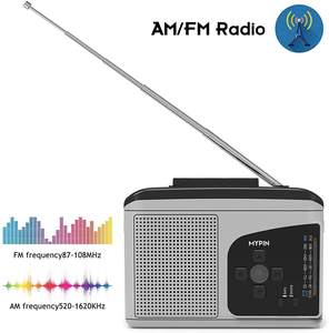 เครื่องแปลงเทปคาสเซ็ตแบบพกพาเป็น MP3, เครื่องเล่นเทปคาสเซ็ตสเตอริโอพร้อมวิทยุ FM และเครื่องบันทึกเสียง - Product Image 6