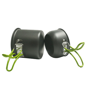 Juego de Utensilios de Cocina para Exteriores, para 1-2 Personas, Ligero, Antiadherente, Olla Portátil para Camping con Vajilla, DS-101 - Product Image 3