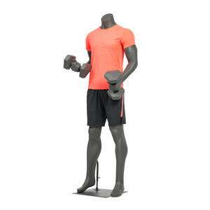 Maniquíes Deportivos Masculinos de <span class=keywords><strong>Cuerpo</strong></span> <span class=keywords><strong>Completo</strong></span>, Grises, <span class=keywords><strong>Usados</strong></span>, para Entrenamiento Atlético, Económicos - Product Image 6