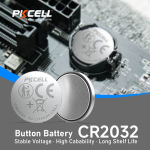 بطارية ليثيوم مانجنيز PKCELL 3 فولت، بطارية زر CR2032 للابتوب/الكمبيوتر المحمول، بطارية عملة - Product Image 2