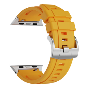 RYB Bracelet de montre sport en fluororubber de haute qualité, doux pour la peau, pour <span class=keywords><strong>IWatch</strong></span> S11 10 9 8 7 6 49mm 45mm 44mm 42mm 46mm - Product Image 2