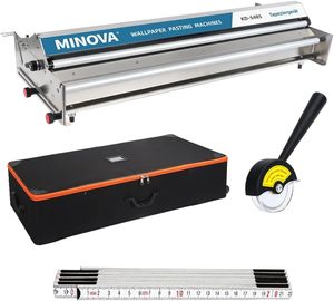 MINOVA Factory Sale Desktop Paper Gluing Machine With Wallpaper <strong>Pasting</strong> <strong>Tables</strong> Folding - Product Image 6