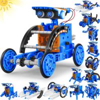 Kit de création de robot solaire STEM 13-en-1, DIY, pour les enfants de 8 à 12 ans, jouet éducatif scientifique pour garçons et filles, robotique solaire à construire