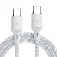 Vente en gros d'usine 1m 2m 60W Câble de charge rapide USB-C vers USB-C tressé pour iPhone 15/16 iPad Câble USB-C