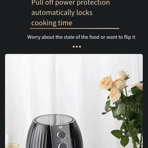 Grande capacità 220V casa <span class=keywords><strong>friggitrice</strong></span> elettrica automatica intelligente e multifunzionale Roast Cook Oil-Free Design moderno in plastica - Product Image 4