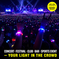 Bracelet lumineux en fibre optique LED personnalisé, TPU, lumière clignotante RGB, bracelet pour concert, festival de musique, bar, fête, cadeau promotionnel