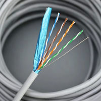 Cable de Fibra Óptica CAT5 CCA FTP SFTP de 8 Núcleos, Conductor Sólido G652D, Par Trenzado, para Interiores, Hogar, Computadora de Escritorio, Precio de Fábrica Kneysum