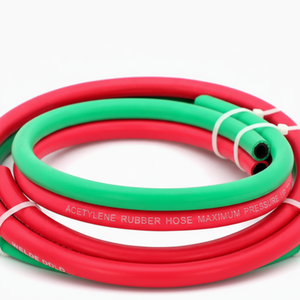 Tuyau de soudage double en caoutchouc <span class=keywords><strong>flexible</strong></span> pour oxygène et acétylène, 300 psi - Product Image 1