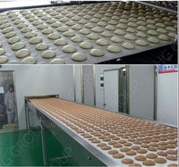 Système de production de sandwichs aux biscuits à haut rendement, ligne de production automatique d'alfajores