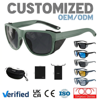 Gafas de Sol Polarizadas TR90 para Pesca con Protectores Laterales Extraíbles - Gafas Deportivas para Exteriores Ultraligeras y Resistentes al Viento