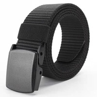 Ceinture tissée robuste à boucle en plastique, vente directe usine, durable pour uniformes de travail et usage quotidien