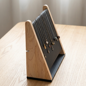 Nuevo y Creativo Expositor de Joyería para Anillos y Collares, Soporte Plegable para Organizar Colgantes, Pulseras y Cadenas - Product Image 3