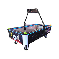 Table de hockey sur air d'arcade Lifang personnalisée à monnayeur, machine de jeu multiple UFO pour parc d'attractions avec compteur de score électronique, à vendre