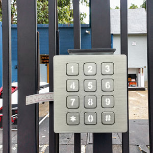 12 Key LED Backlight Stainless Waterproof Matrix Digital Access <strong>Control</strong> Door Metal Keypad 3X4 Inch <strong>3D</strong> Keypad &amp; <strong>Keyboard</strong> - Product Image 1