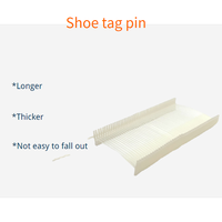 Épingles d'étiquetage en plastique OEM de 25 mm sans agrafes pour vêtements, chaussures, étiquettes de vêtements, personnalisables