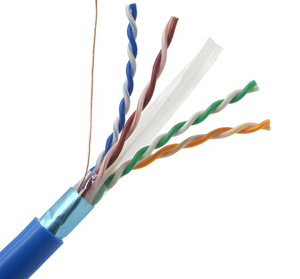 <span class=keywords><strong>สาย</strong></span>เคเบิลเครือข่าย UTP FTP SFTP ผ่านการทดสอบ <span class=keywords><strong>CAT6</strong></span> <span class=keywords><strong>สาย</strong></span>เคเบิล 4 คู่ 23AWG ทองแดง หุ้ม PVC <span class=keywords><strong>สาย</strong></span> <span class=keywords><strong>LAN</strong></span> - Product Image 1