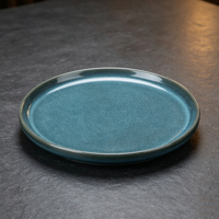 EKA Service de Table 18 Pièces Style Américain en Céramique et Porcelaine Émaillée Réactive de Haute Qualité