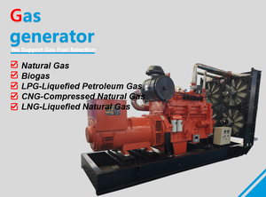 Groupe électrogène silencieux triphasé 380V 100kW 125kVA à double alimentation gaz naturel et biogaz, démarrage CC, 50/60Hz en option, moteur Cummins Weichai, ATS - Product Image 4