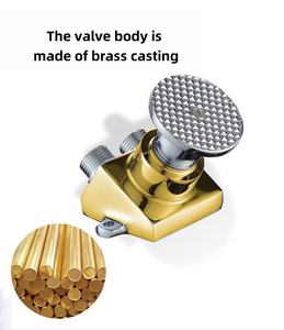 Ziekenhuis Koperen Vloer Gemonteerde Voet Ventielkraan Medisch Laboratorium Bediende Bekkenkranen Met Keramische Klepkern Voor Gebruik In De Sportschool - Product Image 5