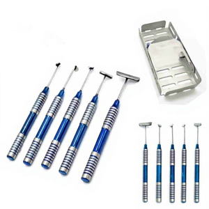 Kit de brossage doux 5 pièces, instruments de nettoyage dentaire et d'hygiène buccale, ensemble d'outils de brossage doux professionnels en acier inoxydable, réutilisable - Product Image 1