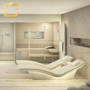 Chaises longues chauffantes d'hôtel en fibre de verre Fabrication de spa de stockage de chaleur de grande surface Designer pour fournisseur de chaises longues chauffantes autoportantes - Product Image 4