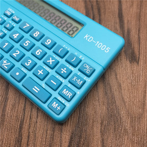 Kd1005 Scientific Calculator Mini Portable Student Function Calculator With Battery Blue Green Orange Magenta Colors - Product Image 4