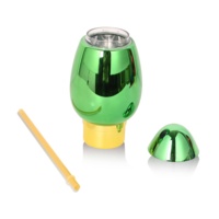 Gobelet de fête en plastique en forme d'ampoule 24oz avec paille et couvercle, personnalisable avec logo pour événements, vente en gros