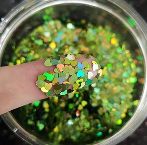 Bulk Holographic Heart <b>Sequins</b> Glitter Custom Multiple Shapes Iridescent Laser Flakes for Nails Makeup Resin Craft Supplies - Product Image 2