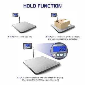 Digital Shipping <b>Scale</b> 400lbs/180Kg Stainless Steel Postal for Luggage/Small Pets/warehouse Heavy Duty Postage Digital Shipp - Product Image 5