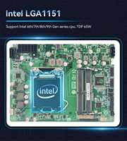 Carte mère de bureau Intel H310, double canal, So-Dimm DDR4, double port d'affichage, HD DP avec Intel LGA1151 Socket X86