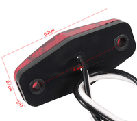 Feu de position latéral LED 12-24V pour camion, remorque, bus, lampe indicatrice de position universelle