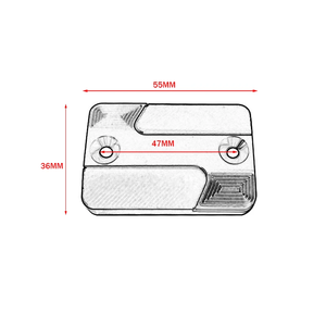 Coperchio Serbatoio Fluido Freno Anteriore CNC per Moto PCX, Tappo Olio per HONDA PCX 160 150 <span class=keywords><strong>125</strong></span>, Accessori PCX160 PCX150 PCX125 - Product Image 3