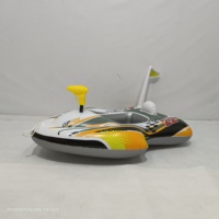 Vente flash : Jouets gonflables pour enfants en forme de siège d'avion avec pistolet à eau - 120*120CM