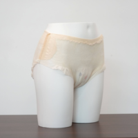 Culottes menstruelles jetables en coton pour femme, tailles L/XL, douces, super respirantes, avec feuille arrière type tissu, marque OEM/ODM