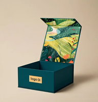 Impression personnalisée d'usine Emballage de jouets en carton rigide en papier noir mat de luxe Boîte cadeau à couvercle magnétique