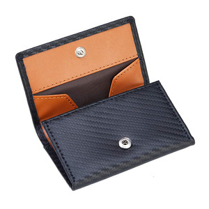 Porte-monnaie compact de petite taille, couleur unie, motif litchi, type portefeuille, pour un usage quotidien - Product Image 5