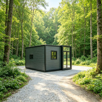 Casa Contenedor Expandible de Una Sola Ala de Montaje Rápido, Cabina Móvil Modular Moderna para Resort, Hotel o Tienda