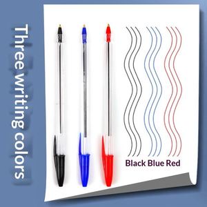Factory Wholesale Blue Transparent Plastic Business Simple Student Exam Ballpoint <b>Pen</b> <b>Refills</b> Manufacturers Supply - Product Image 2