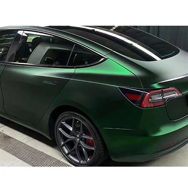1.52*18m 자동차 다채로운 변경 뒤틀림 필름 비닐 색상 변경 필름 다채로운 Ppf 랩 독 녹색 차체