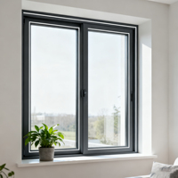 Fenêtre moderne en acier inoxydable facile à installer pour hôtel, salon, escalier horizontal, cuisine, isolation thermique