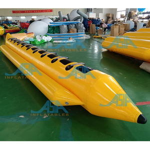 10 personas portátil 0,9mm PVC lona deportes acuáticos inflable <span class=keywords><strong>Banana</strong></span> Boat, venta al por mayor inflable <span class=keywords><strong>Fly</strong></span> Fish <span class=keywords><strong>Banana</strong></span> Boat para la venta - Product Image 2