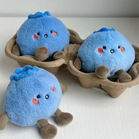 V275 Nouvelle conception personnalisée, adorable peluche en forme de baie, jouet câlin, poupée bleu-mer, cadeau pour enfants, décoration de la maison