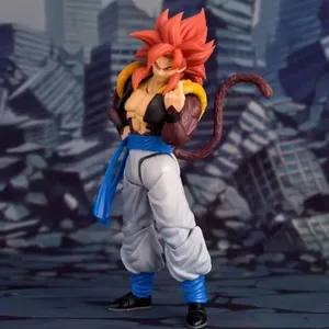 Figura Demoniacal Fit 30 SSJ4 <span class=keywords><strong>Gogeta</strong></span>, Figura de Acción GT Super <span class=keywords><strong>Saiyan</strong></span> <span class=keywords><strong>4</strong></span> de PVC SHF, Modelo a Escala 1/12, Juguete Coleccionable Articulado - Product Image 4